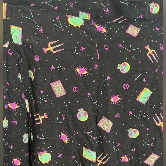 Disney Parks HER UNIVERSE Hocus Pocus Skirt medium cat dress shop lace nwt - Picture 8 of 10